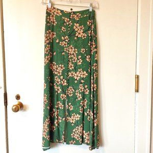 Kachel x Anthropologie Button-Front Nora Midi Ski